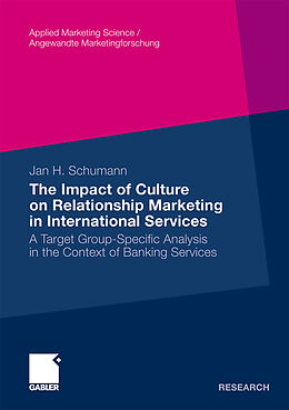 Kartonierter Einband The Impact of Culture on Relationship Marketing in International Services von Jan Hendrik Schumann