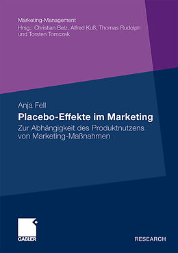 Kartonierter Einband Placebo-Effekte im Marketing von Anja Fell