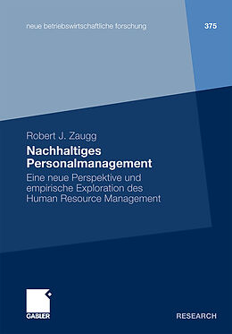 Fester Einband Nachhaltiges Personalmanagement von Robert J. Zaugg