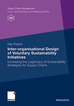 Kartonierter Einband Inter-organisational Design of Voluntary Sustainability Initiatives von Nils Peters