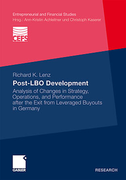 Couverture cartonnée Post-LBO development de Richard K. Lenz