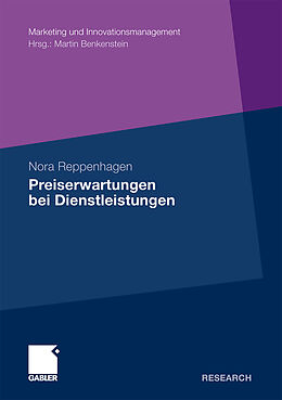 Kartonierter Einband Preiserwartungen bei Dienstleistungen von Nora Reppenhagen