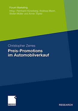 Kartonierter Einband Preis-Promotions im Automobilverkauf von Christopher Zerres