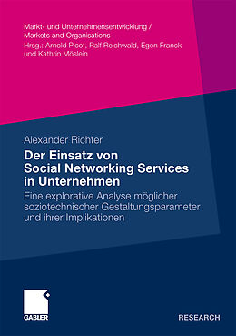 Kartonierter Einband Der Einsatz von Social Networking Services in Unternehmen von Alexander Richter