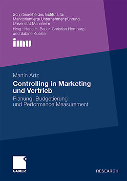 Kartonierter Einband Controlling in Marketing und Vertrieb von Martin Artz