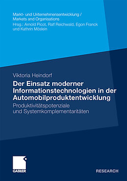 Kartonierter Einband Der Einsatz moderner Informationstechnologien in der Automobilproduktentwicklung von Viktoria Heindorf