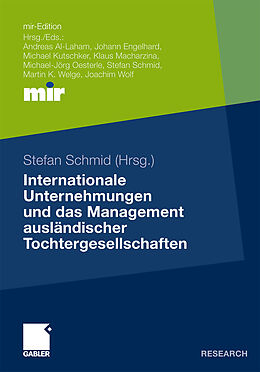 Kartonierter Einband Internationale Unternehmungen und das Management ausländischer Tochtergesellschaften von 
