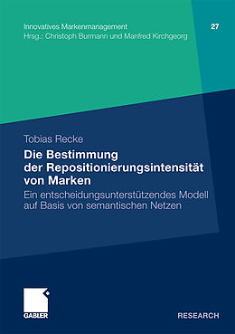 Kartonierter Einband Die Bestimmung der Repositionierungsintensität von Marken von Tobias Recke