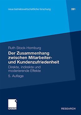 Kartonierter Einband Der Zusammenhang zwischen Mitarbeiter- und Kundenzufriedenheit von Ruth Stock-Homburg