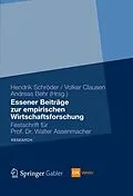 E-Book (pdf) Essener Beiträge zur empirischen Wirtschaftsforschung von Hendrik Schröder, Volker Clausen, Andreas Behr