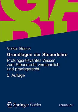 E-Book (pdf) Grundlagen der Steuerlehre von Volker Beeck