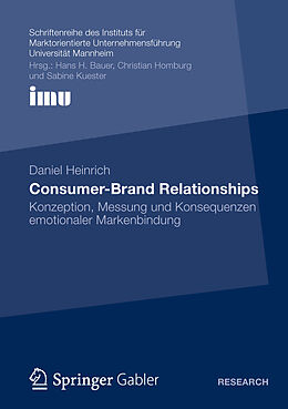 Kartonierter Einband Consumer-Brand Relationships von Daniel Heinrich