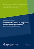 E-Book (pdf) Stakeholder Value in Regionalentwicklungsprozessen von Monika Bachinger
