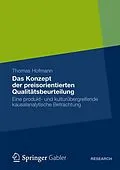 E-Book (pdf) Das Konzept der preisorientierten Qualitätsbeurteilung von Thomas Hofmann