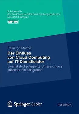 E-Book (pdf) Der Einfluss von Cloud Computing auf IT-Dienstleister von Raimund Matros
