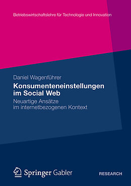 E-Book (pdf) Konsumenteneinstellungen im Social Web von Daniel Wagenführer