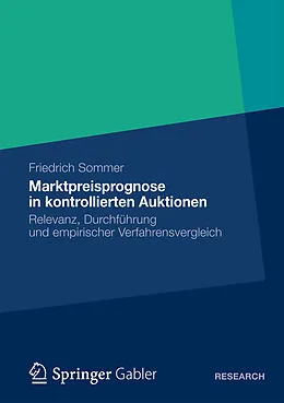 E-Book (pdf) Marktpreisprognose in kontrollierten Auktionen von Friedrich Sommer