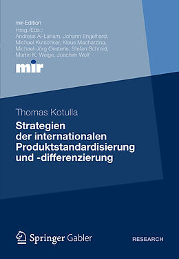 E-Book (pdf) Strategien der internationalen Produktstandardisierung und -differenzierung von Thomas Kotulla