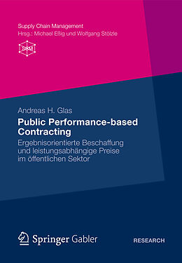 E-Book (pdf) Public Performance-based Contracting von Andreas Glas
