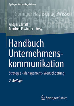 Fester Einband Handbuch Unternehmenskommunikation von 