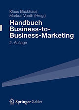 Fester Einband Handbuch Business-to-Business-Marketing von 