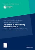 E-Book (pdf) Advances in Advertising Research (Vol. 1) von Ralf Terlutter, Sandra Diehl, Shintaro Okazaki