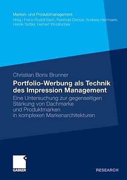 E-Book (pdf) Portfolio-Werbung als Technik des Impression Management von Christian Brunner