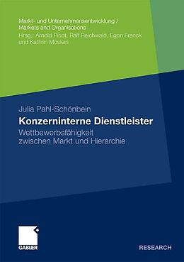 E-Book (pdf) Konzerninterne Dienstleister von Julia Pahl-Schönbein