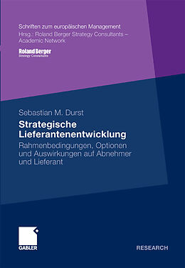 E-Book (pdf) Strategische Lieferantenentwicklung von Sebastian Durst