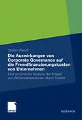 E-Book (pdf) Die Auswirkungen von Corporate Governance auf die Fremdfinanzierungskosten von Unternehmen von Stefan Wendt