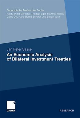 eBook (pdf) An Economic Analysis of Bilateral Investment Treaties de Jan Peter Sasse