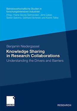 E-Book (pdf) Knowledge Sharing in Research Collaborations von Benjamin Niedergassel