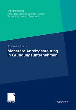 E-Book (pdf) Monetäre Anreizgestaltung in Gründungsunternehmen von Andreas Hack