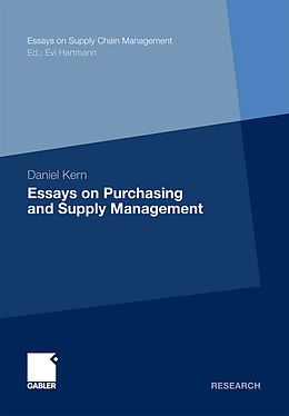 E-Book (pdf) Essays on Purchasing and Supply Management von Daniel Kern