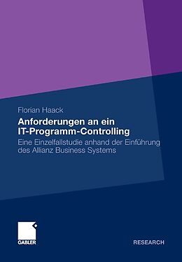 E-Book (pdf) Anforderungen an ein IT-Programm-Controlling von Florian Haack