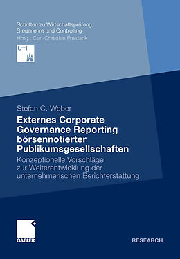 E-Book (pdf) Externes Corporate Governance Reporting börsennotierter Publikumsgesellschaften von Stefan Weber