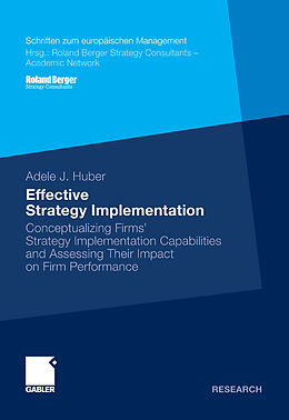 eBook (pdf) Effective Strategy Implementation de Adele J. Huber