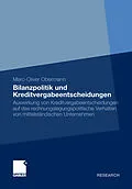 E-Book (pdf) Bilanzpolitik und Kreditvergabeentscheidungen von Marc-Oliver Obermann