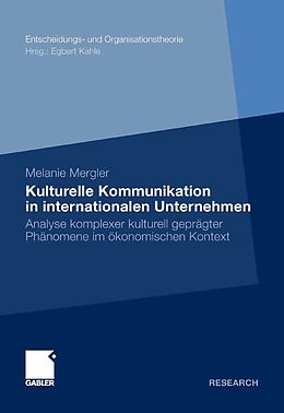 E-Book (pdf) Kulturelle Kommunikation in internationalen Unternehmen von Melanie Mergler