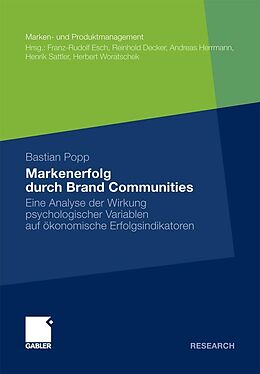 E-Book (pdf) Markenerfolg durch Brand Communities von Bastian Popp