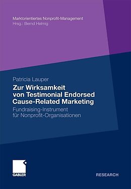 E-Book (pdf) Zur Wirksamkeit von Testimonial Endorsed Cause-Related Marketing von Patricia Lauper