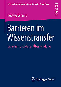 E-Book (pdf) Barrieren im Wissenstransfer von Hedwig Schmid