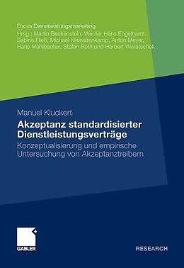 E-Book (pdf) Akzeptanz standardisierter Dienstleistungsverträge von Manuel Kluckert