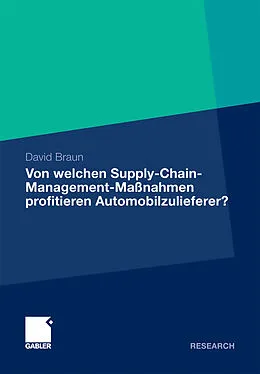 E-Book (pdf) Von welchen Supply-Chain-Management-Maßnahmen profitieren Automobilzulieferer? von David Braun