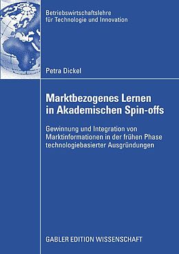 E-Book (pdf) Marktbezogenes Lernen in akademischen Spin-Offs von Petra Dickel