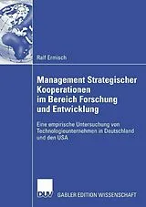 E-Book (pdf) Management Strategischer Kooperationen im Bereich Forschung und Entwicklung von Ralf Ermisch