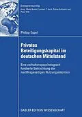 E-Book (pdf) Privates Beteiligungskapital im deutschen Mittelstand von Philipp Espel