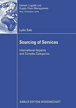 E-Book (pdf) Sourcing of Services von Lydia Bals