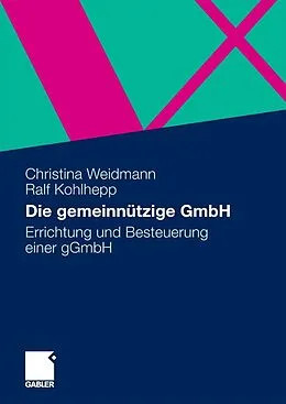 E-Book (pdf) Die gemeinnützige GmbH von Christina Weidmann, Ralf Kohlhepp