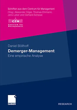 E-Book (pdf) Demerger-Management von Daniel Böllhoff
